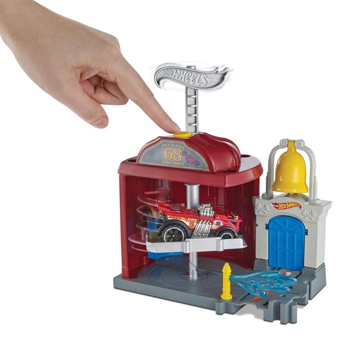 Hot Wheels Fire Station Spinout - Afbeelding 3