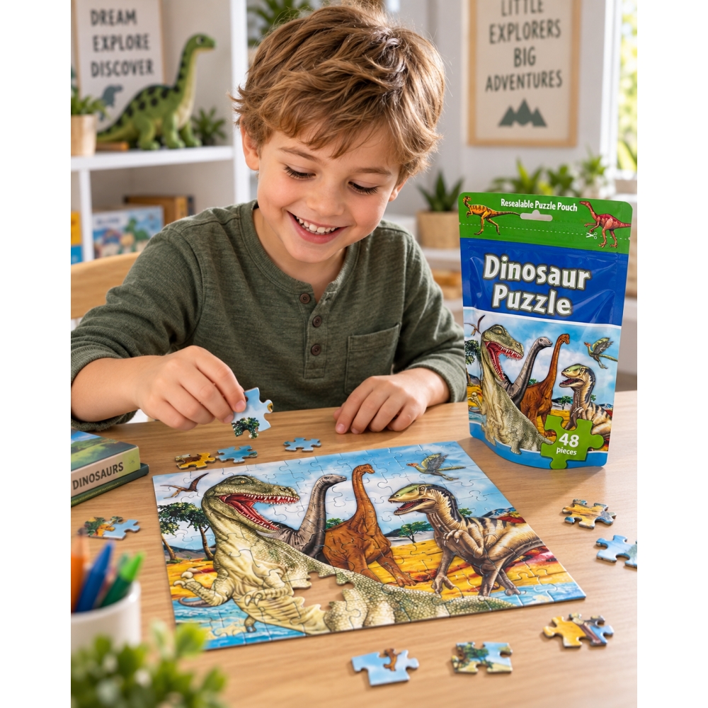 Dino Puzzel 48 stukjes - Afbeelding 2