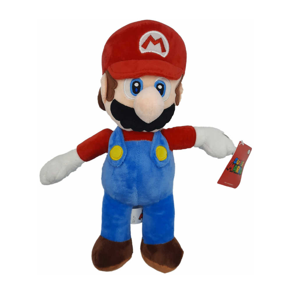 Pogo stick sprong Durven Nuchter Super Mario - Mario knuffel 35 cm - Tunesstore Speelgoed Groothandel en  Winkel in Borne