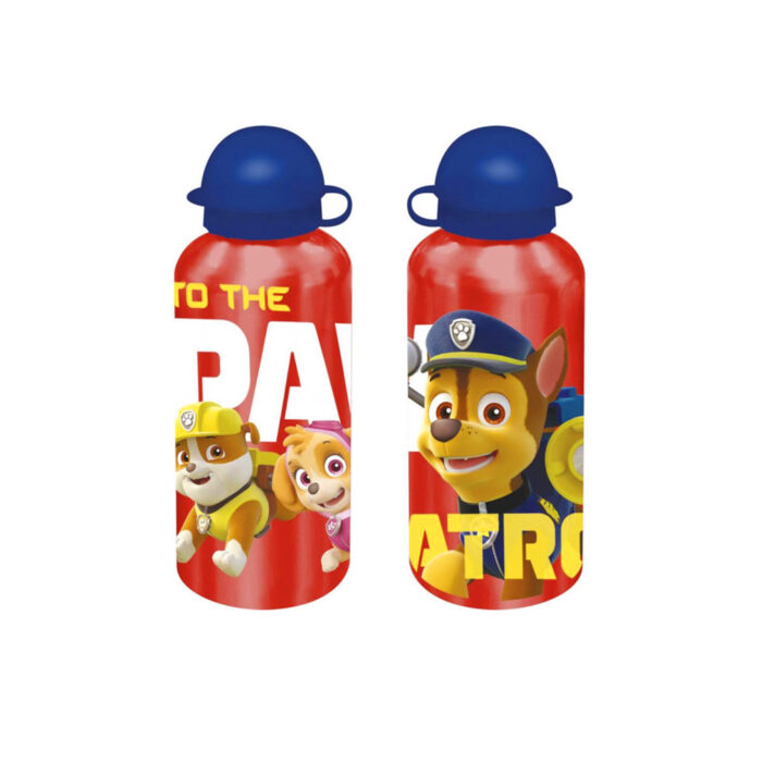 Paw Patrol Lichtblauwe Drinkfles 500 ml rood