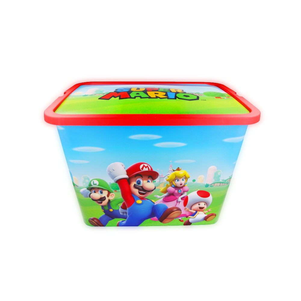 Super Mario opbergbox 23 liter - Tunesstore Speelgoed Groothandel Winkel
