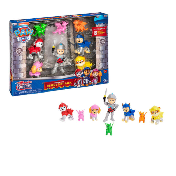 Paw Patrol - Rescue Knights: Ryder & Pups Gift Pack