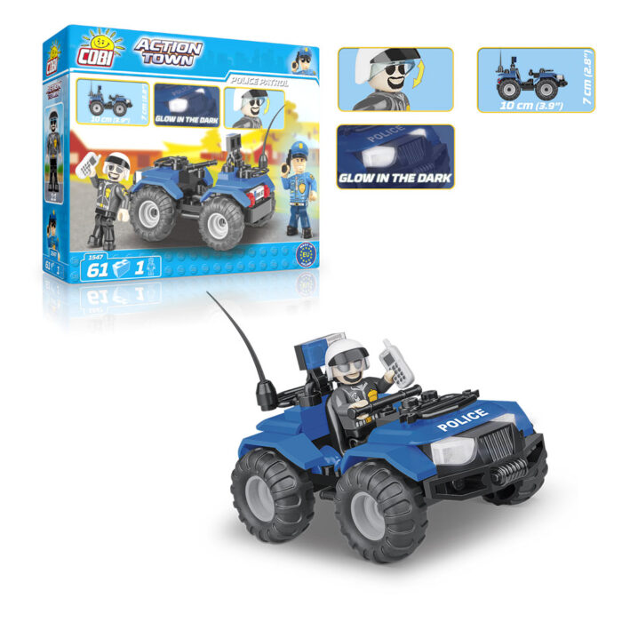COBI Bouwstenen Police Patrol - Surveillance wagen - Afbeelding 2