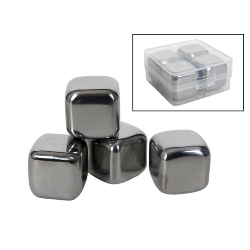 IJsblokjes RVS 4 Stuks