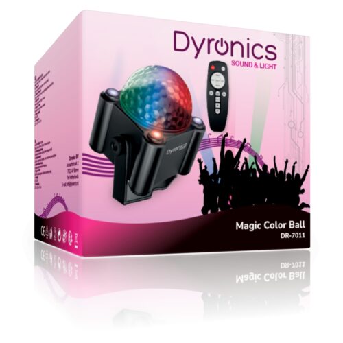 LED Magic Ball met afstandsbediening. Discobal