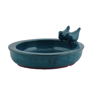 Esschert Design - Vogelbad Keramiek Rond Assorti - Afbeelding 4