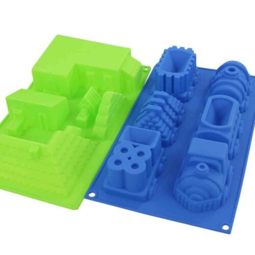 Bakvorm Trein/Huis Siliconen