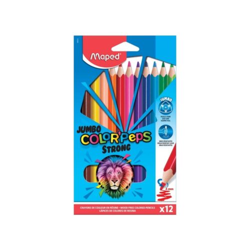 12 Jumbo kleurpotloden Color Peps