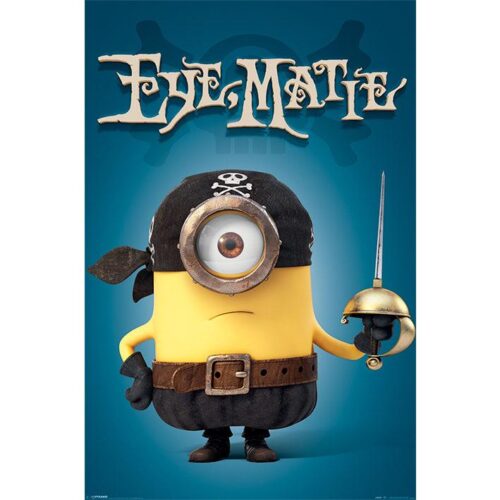 Minions poster  1 oog Matie 61 x 91 cm
