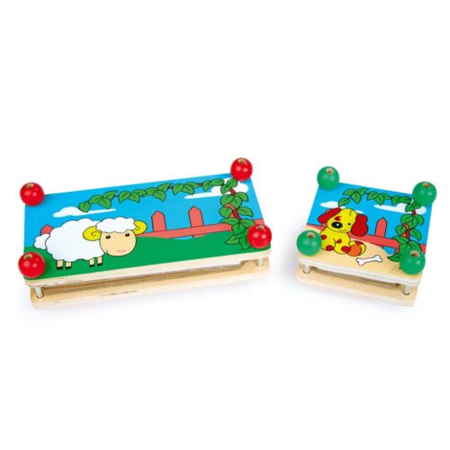 Dieren bloemenstempels