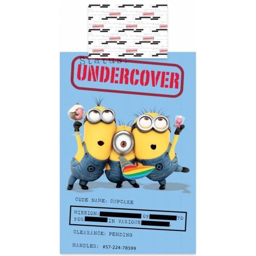 Dekbed Minions Undercover 140x200/50x75 cm