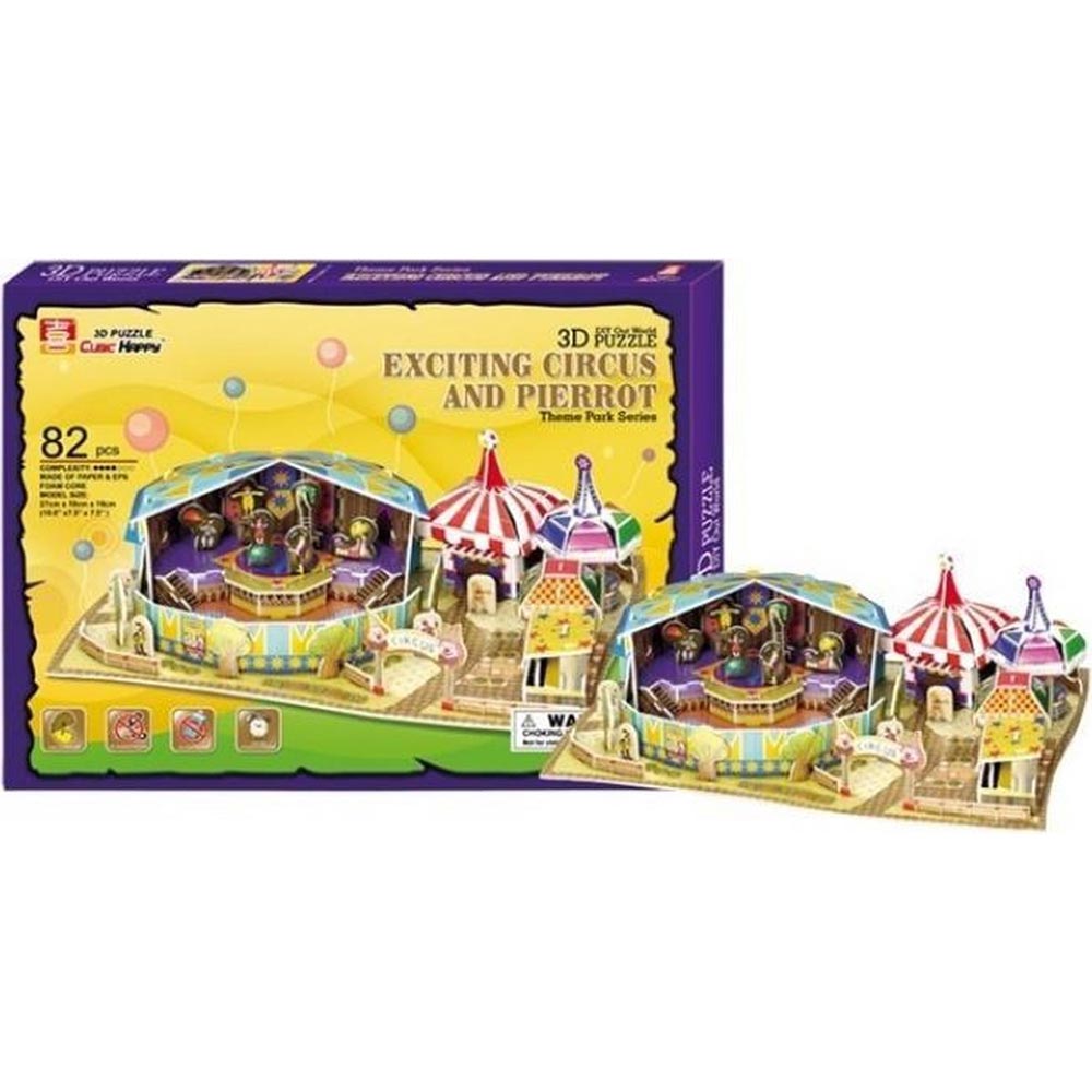 3d puzzel circus