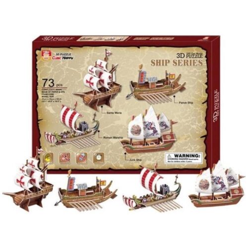 3D Puzzel Piratenschepen