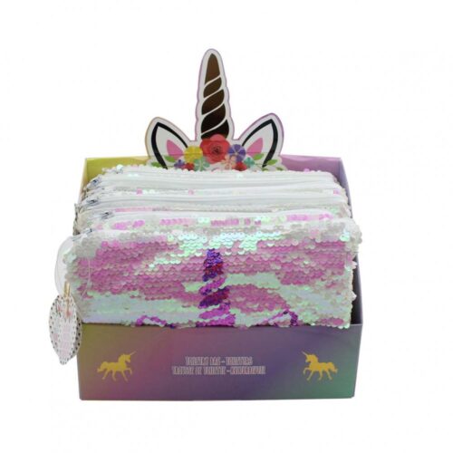 Unicorn Toilettas Omkeerbare Pailettten