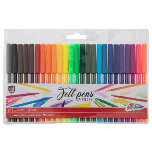 Kleur Viltstiften Set - 25 Stuks