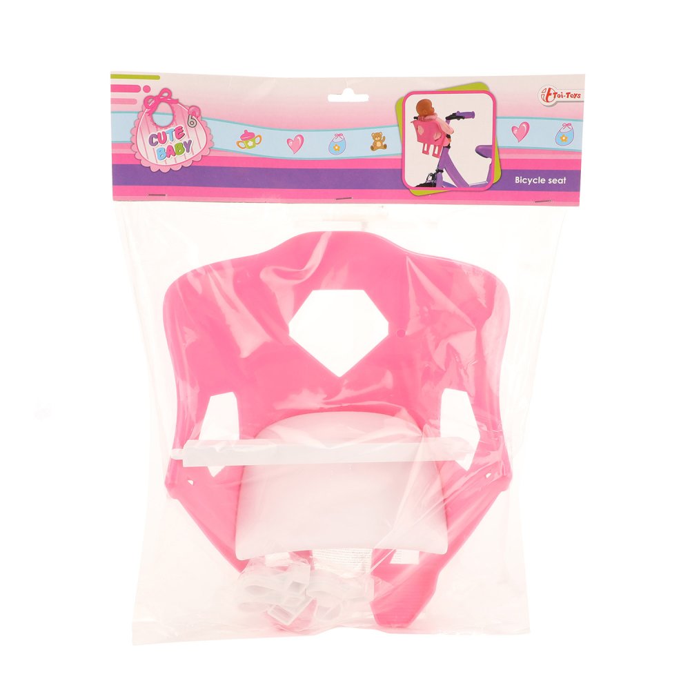 Baby Beau - Poppenfietsstoel Roze