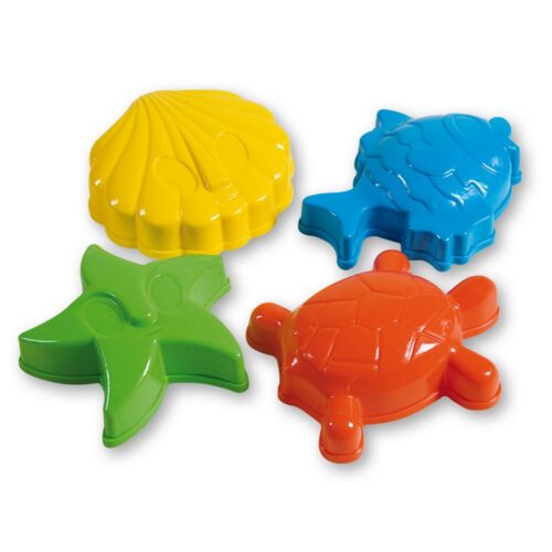 Zandvormen Vierdelig