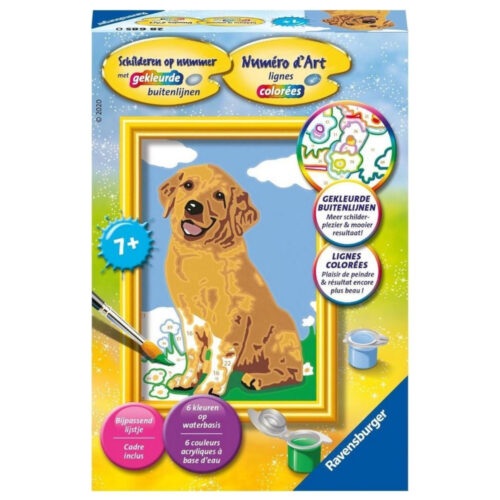 Schilderen Op Nummer - Lieve Puppy