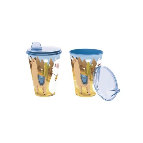 Drinkbeker met sipper - Lama