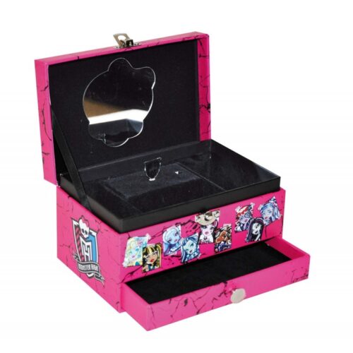 Monster High sieraden en muziekdoosje roze