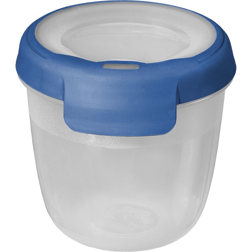 Curver Grand Chef Eco Vershoudbakje - 0,4L - Rond - Transparant/Donkerblauw