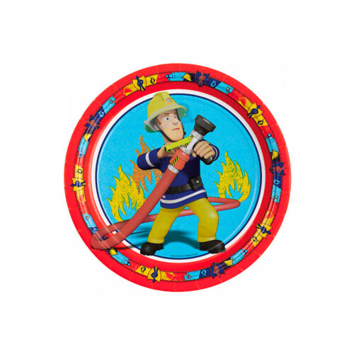 Brandweerman Sam party bordjes