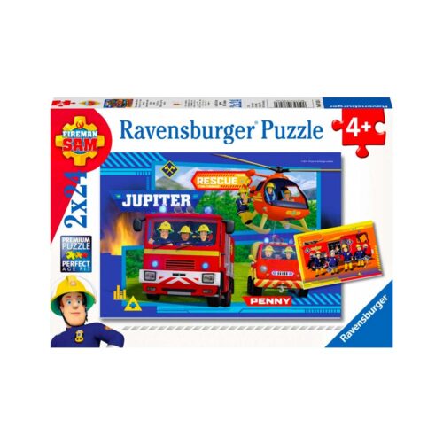 Brandweerman Sam Puzzel 2x24 stukjes