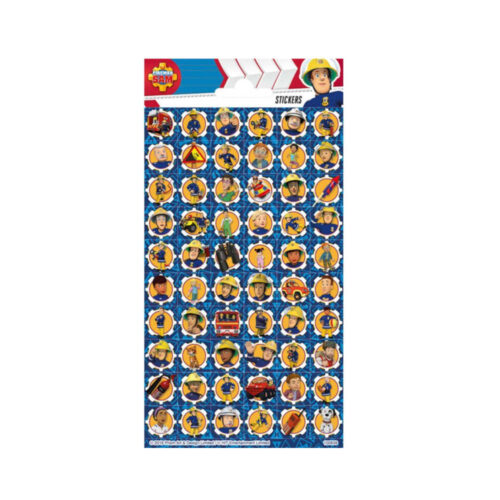 Brandweerman Sam Stickervel - 60 stickers
