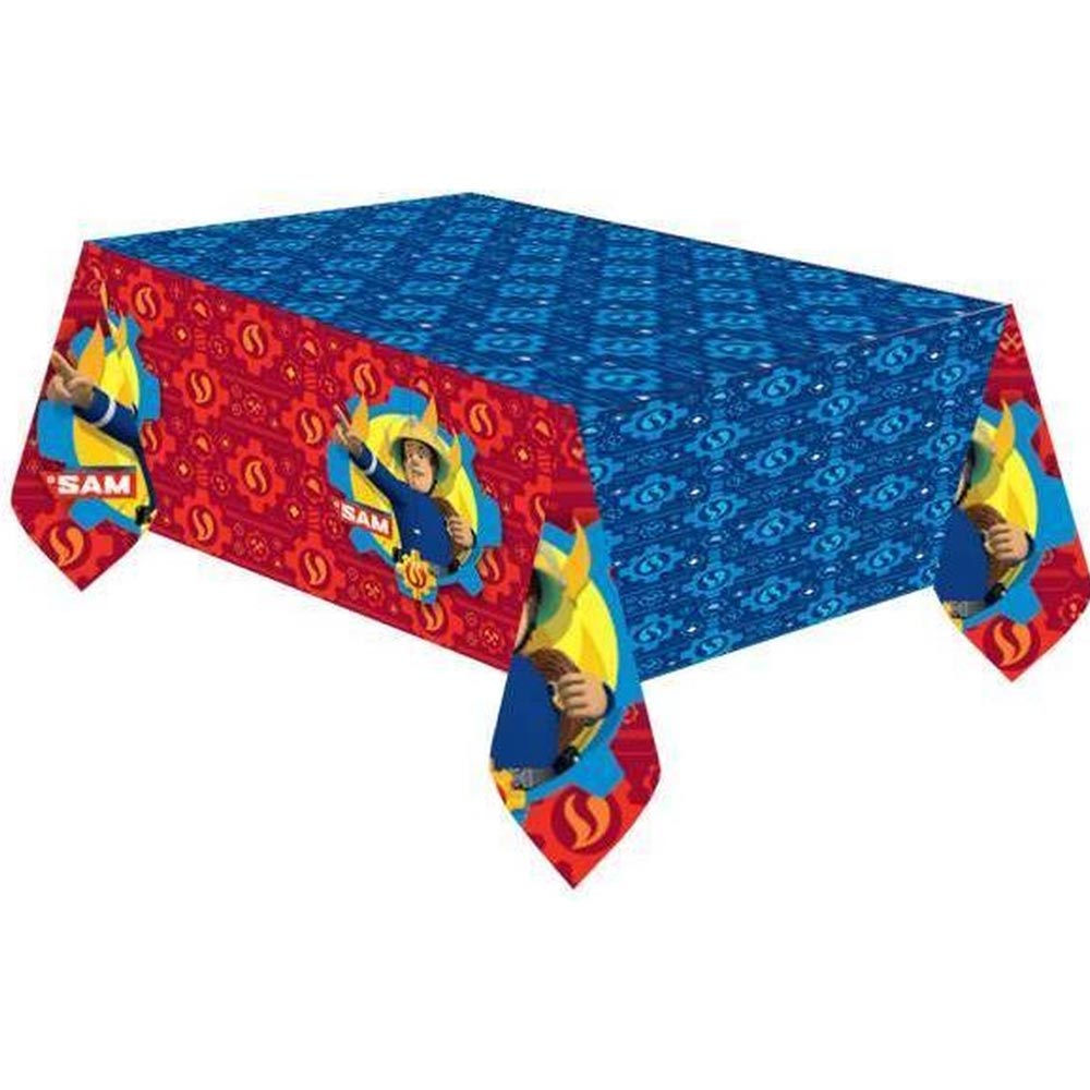 Brandweerman Sam Tafelkleed rood-blauw