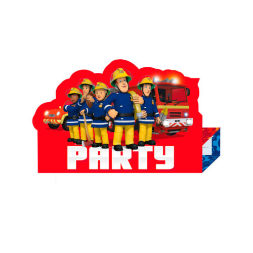 Brandweerman Sam uitnodigingen