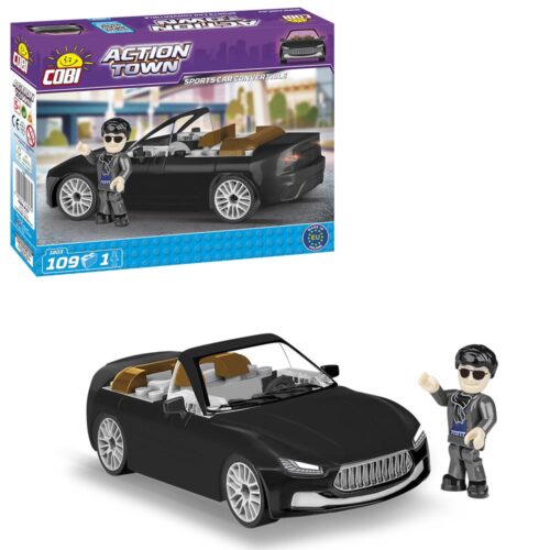 COBI Sportwagen zwart - Sports car convertible