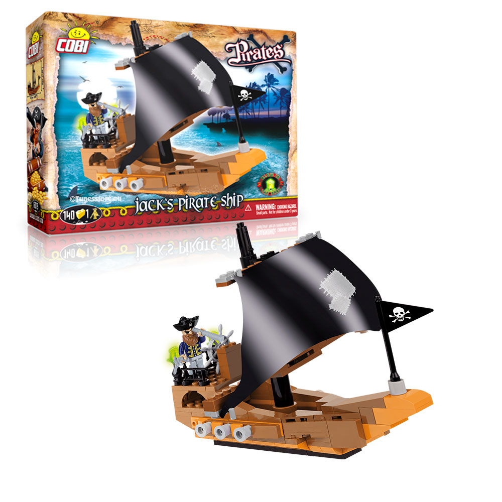 Cobi Jack's pirate ship - Piratenschip bouwset