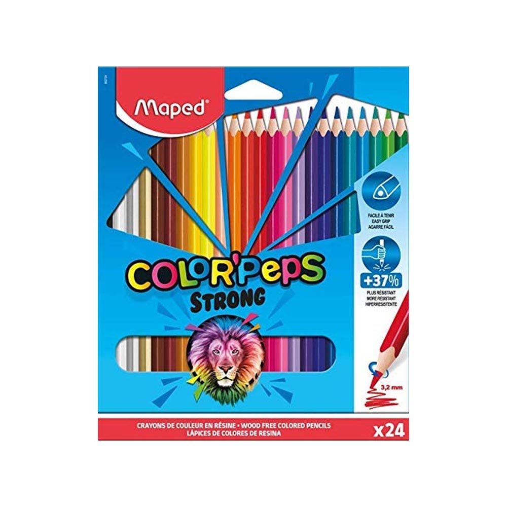 24 kleurpotloden Color Peps