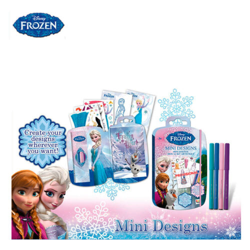 Frozen schetsboekje met 4 kleurstiften en stickers