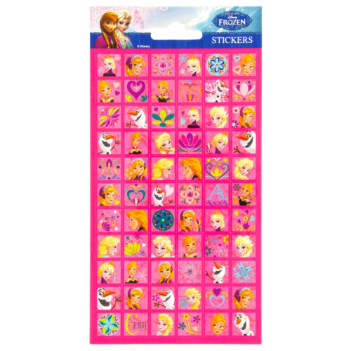 Frozen stickervel met 66 mini stickers