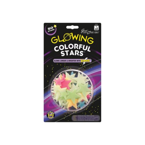 Glow in the Dark gekleurde sterren