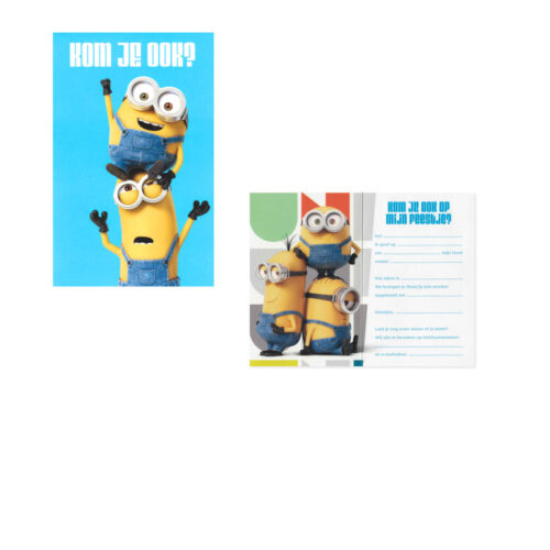 Uitnodigingen Minions