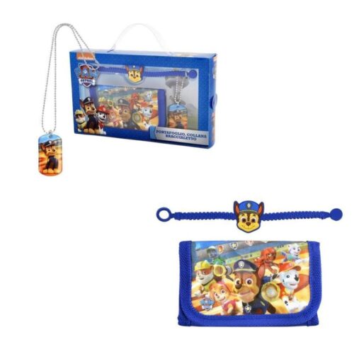 Paw Patrol Geschenkset - Portemonnee, armband, ketting