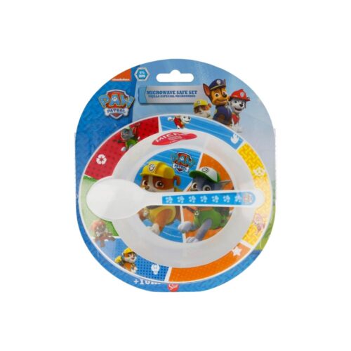 Paw Patrol magnetronbestendig schaaltje + lepel