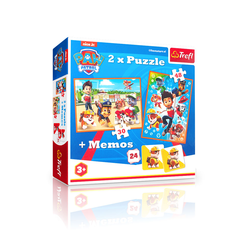 Paw Patrol 2 Legpuzzels en Geheugenspel
