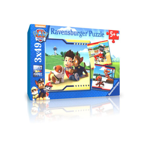 Paw Patrol Puzzel - Hoofdkwartier 3x49 Stukjes