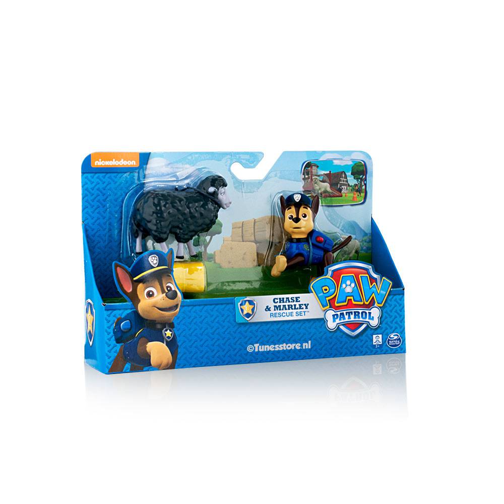 Paw Patrol Chase en Marley Rescue Set