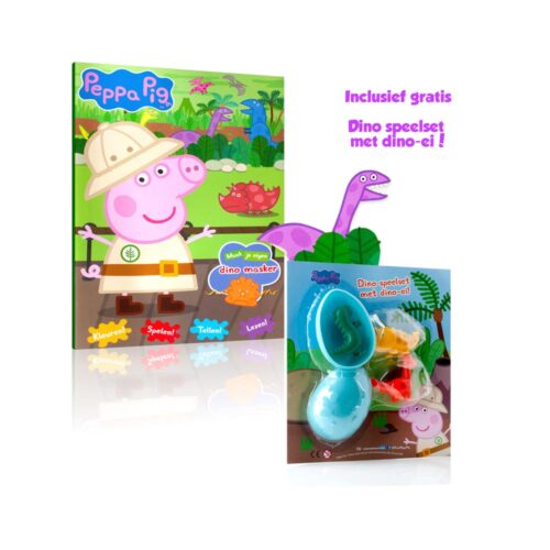 Peppa Knutselboek met gratis dino ei
