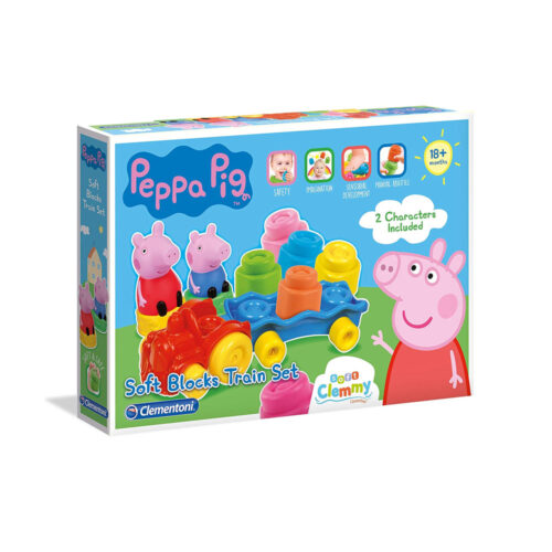 Peppa Pig Soft blocks trein speelset