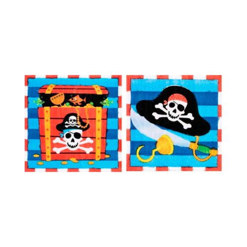 Piraten Kleine servetten (16 stuks)