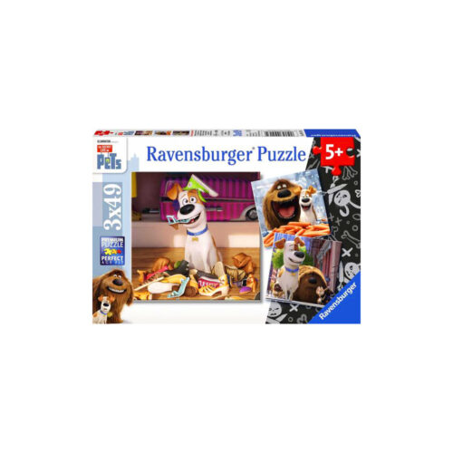 Secret Life Of Pets - 3 Puzzels Van 49 Stukjes