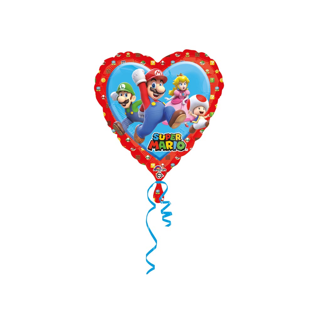 Super Mario Folieballon 43 cm - love