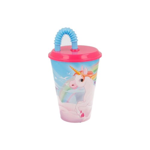 Unicorn Drinkbeker met deksel (430 ml)