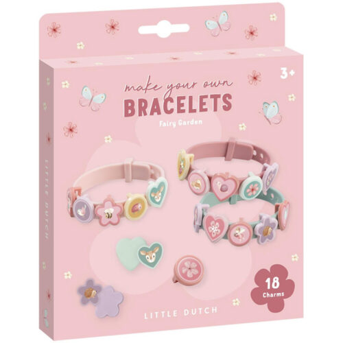 Little Dutch zelf schuif armbandjes maken Fairy Garden- knutselset cadeautip speelgoed
