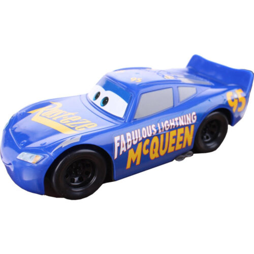 Mattel Disney Cars 3 Lightning McQueen - Blauwe auto van 12 cm voor jongens
